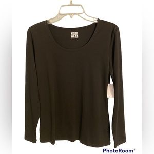 32 Degrees HEAT long sleeve top ladies size L NWT